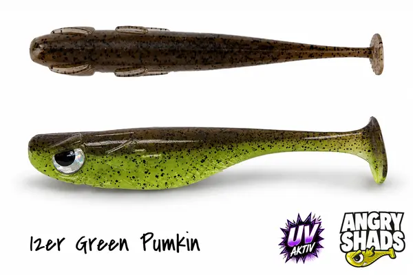 12er Angry Shad Green Pumpkin